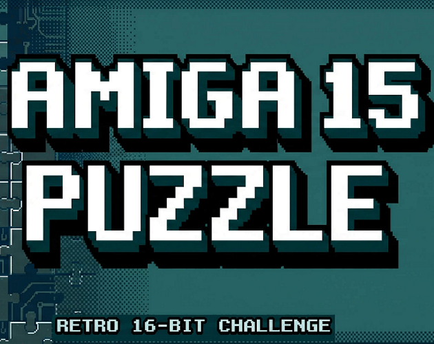 Classic 15 Puzzle recreated for Amiga 500