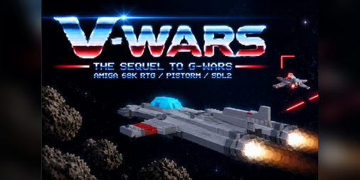 V-WARS voxel space combat demo released for Amiga 68k