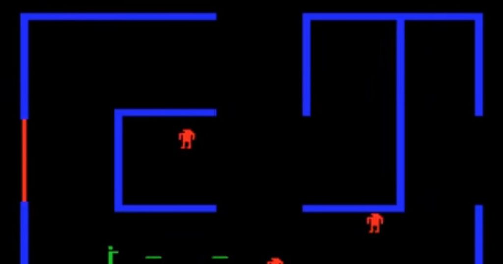 Berzerk arcade classic ported to MSX for MSXdev26 competition