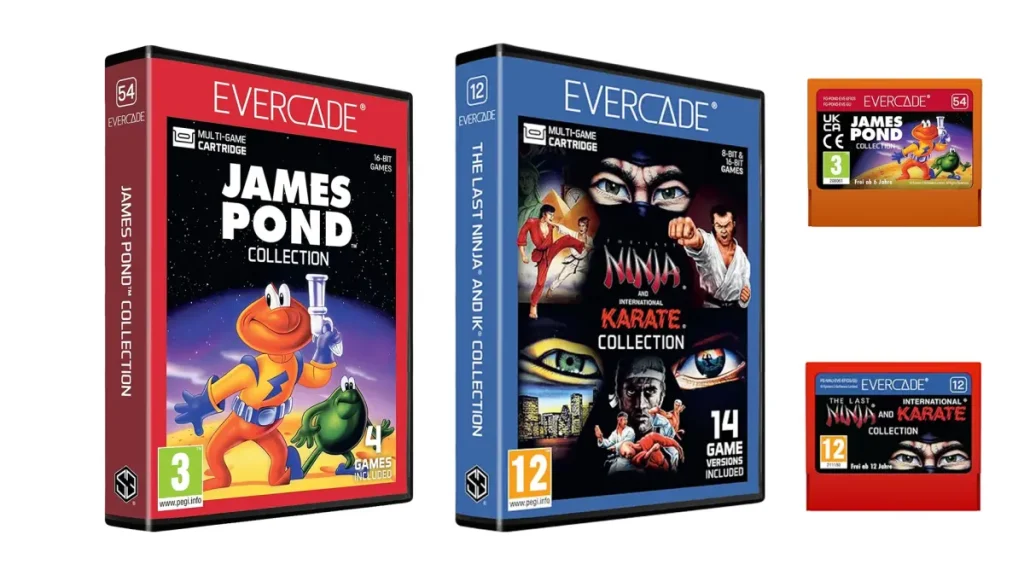 Evercade releases James Pond, Last Ninja and International Karate cartridges