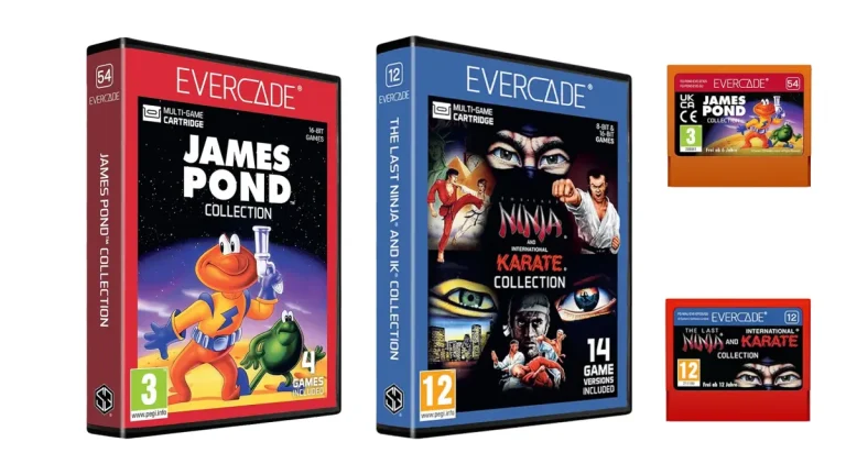 Evercade releases James Pond, Last Ninja and International Karate cartridges