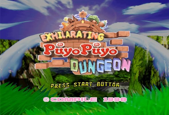 Sega Saturn RPG Waku Waku Puyo Puyo Dungeon spotlighted