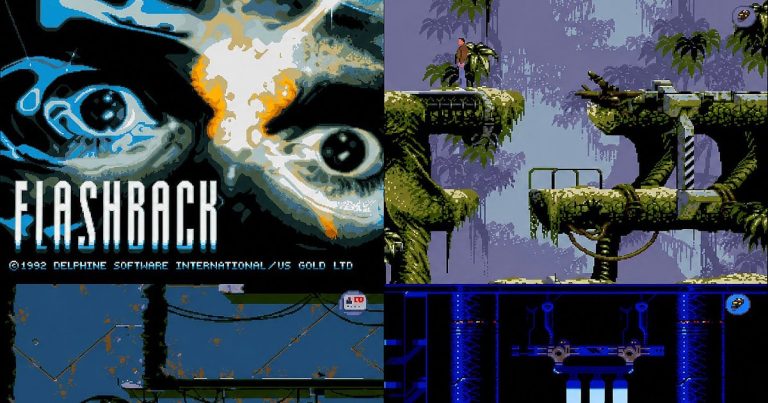 Flashback cinematic platformer ported to Atari ST