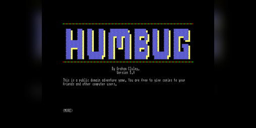 Humbug text adventure ported to ZX Spectrum Next