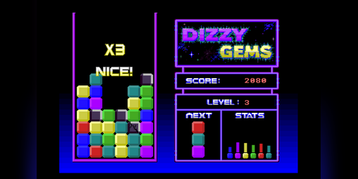 Dizzy Gems match-3 puzzle game released for Commodore Amiga