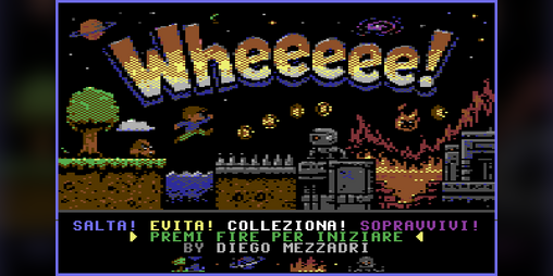 Wheeeee! released as free procedurally generated C64 platformer