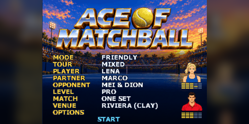 Ace of Matchball AGA released for Amiga