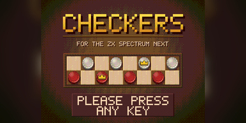 Checkers released as free game for ZX Spectrum Next