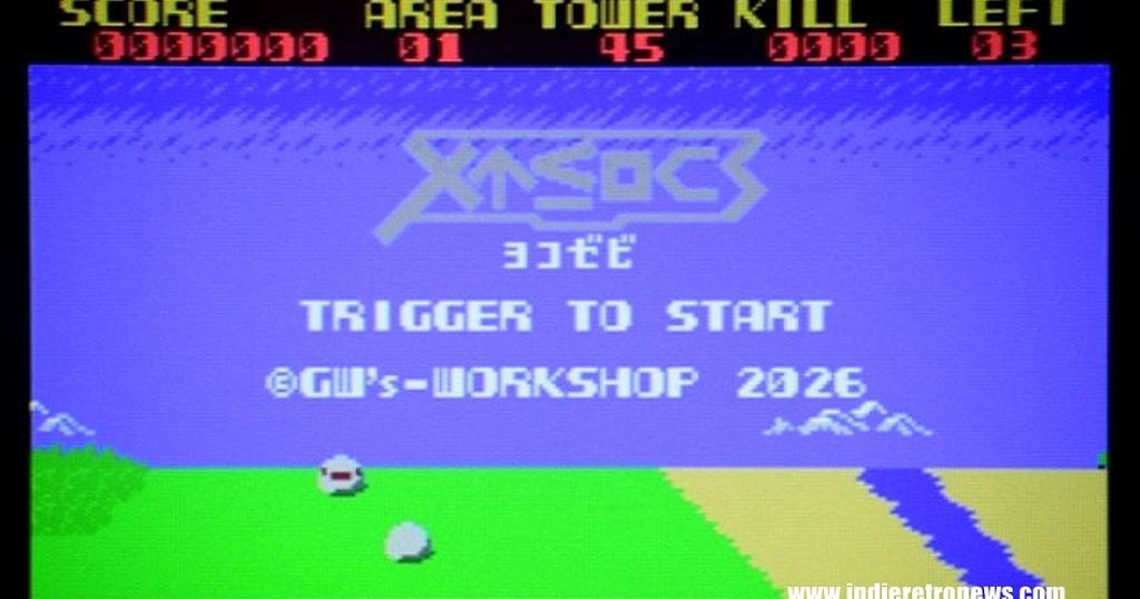YokoXevi shooter debuts as first MSXdev26 competition entry