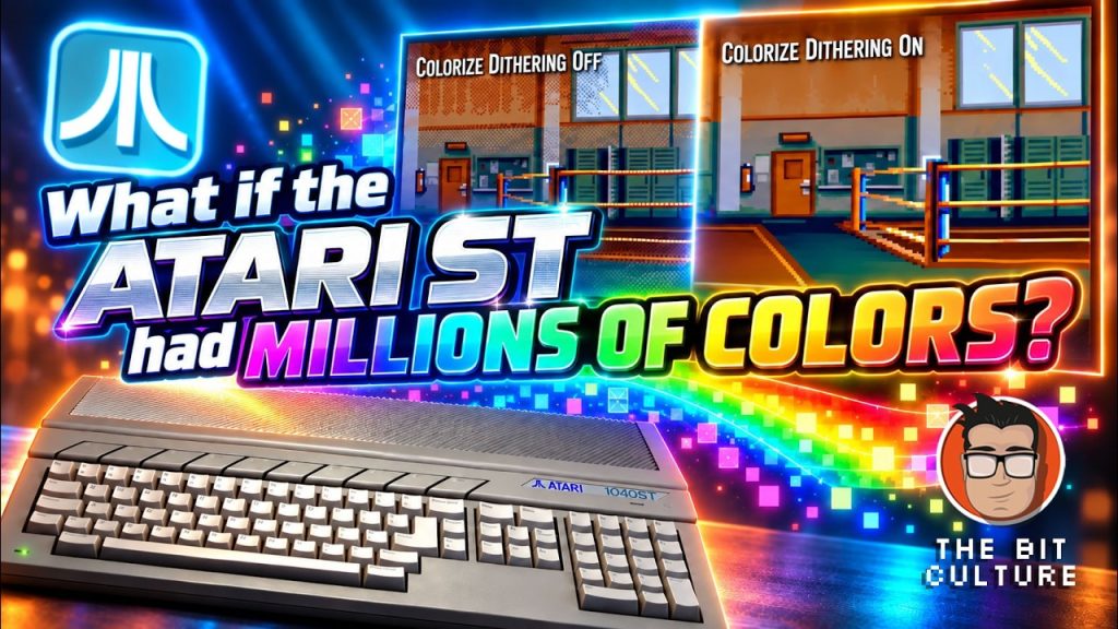 Video explores Atari ST emulator ASE v1.12's expanded colour modes