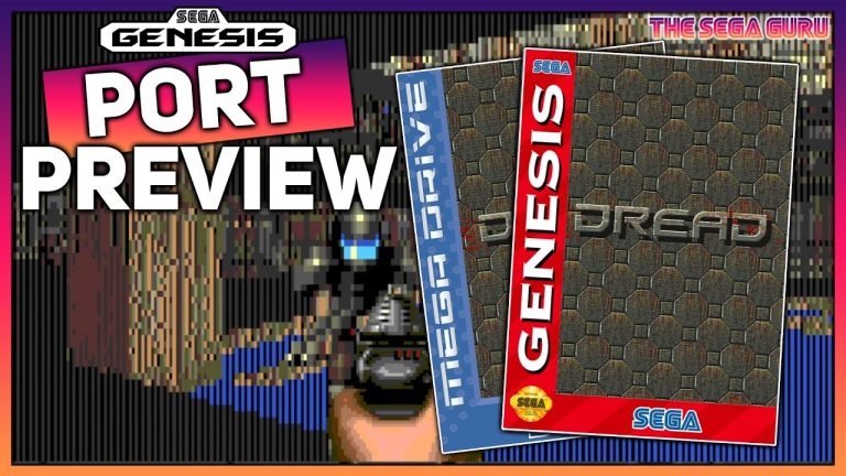 Video shows Dread port for Sega Genesis, including E1M1