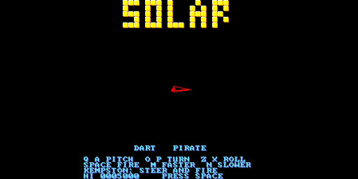 Cyborg Unicorn Releases SOLAR for ZX Spectrum Next