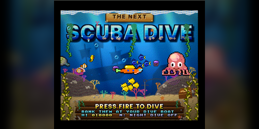 The Next Scuba Dive Released as Free ZX Spectrum Next Action Game