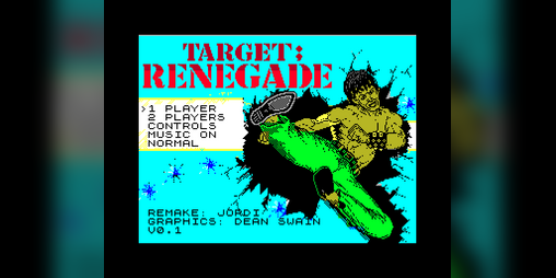 Target Renegade Remade for ZX Spectrum Next