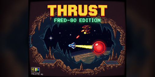 Thrust Ported to Fred-80 Fantasy Console, Spectrum Next Edition Included