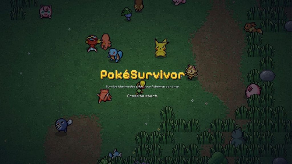 PokéSurvivor Mixes Pokémon Sprites With Vampire Survivors Style