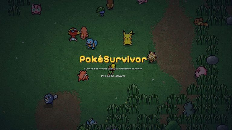 PokéSurvivor Mixes Pokémon Sprites With Vampire Survivors Style