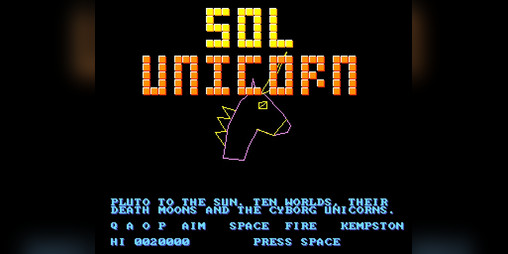 SOL Unicorn Released as Free ZX Spectrum Next Shooter
