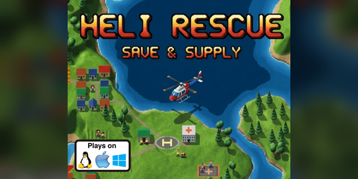 Heli Rescue: Save & Supply Released in Amiga AGA Style