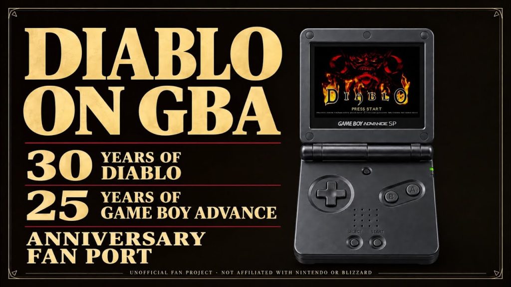 Diablo Fan Port Demade for Game Boy Advance