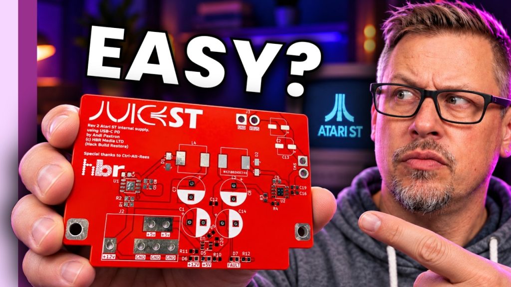 New Atari ST Power Supply Project Called JuiceST